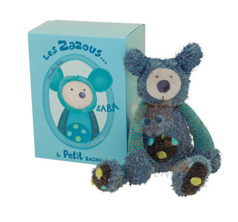  les zazous baba koala peluche bleu 